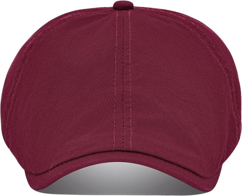 VOBOOM Cotton Washing Flat Cap Cabbie Hat Gatsby Ivy Irish Hunting Newsboy - Image 2